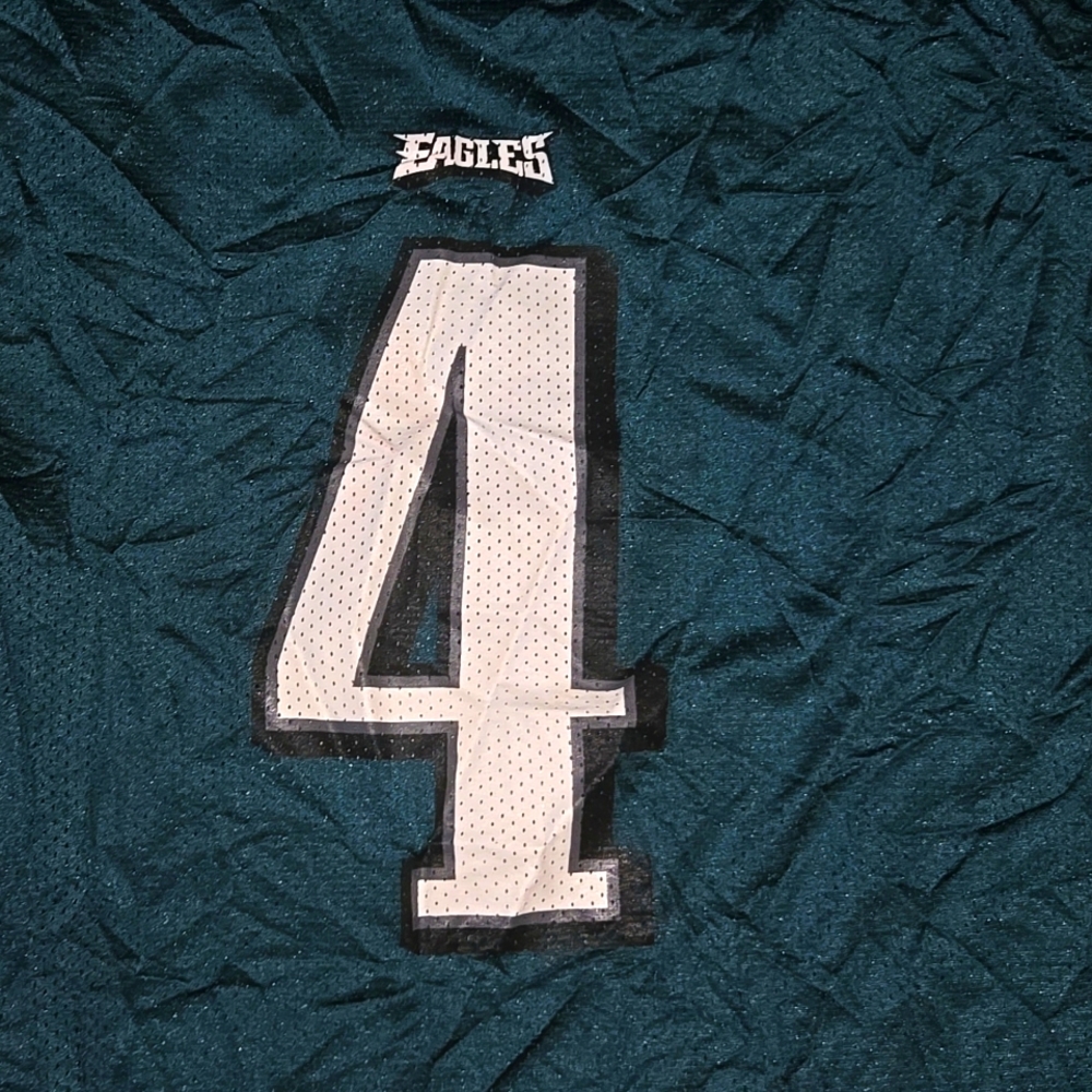 ☆C10 NFL PHILADELPHIA EAGLES KEVIN KOLB #4 REEBOK JERSEY TEAM APPAREL SIZE LARGE
